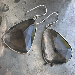 Smoky Quartz Danglers