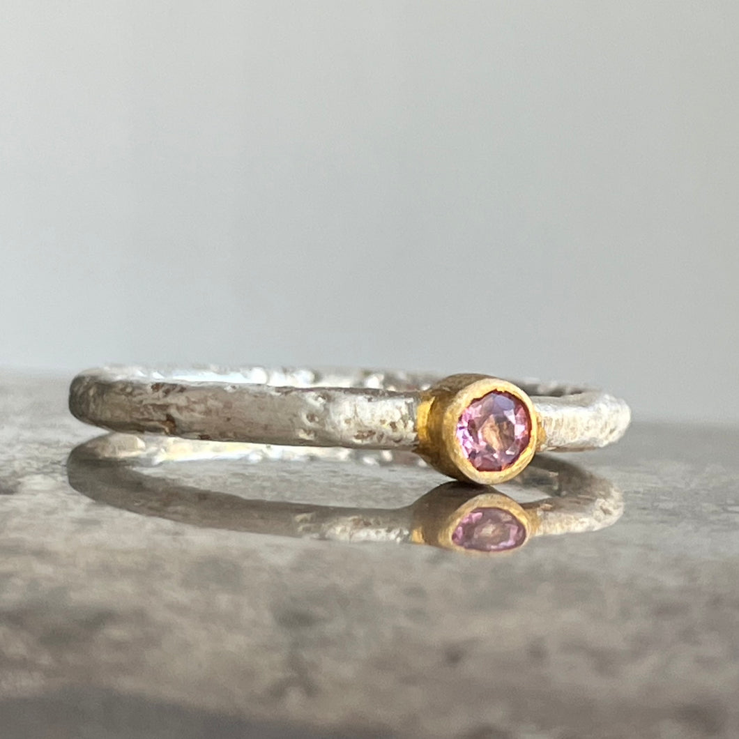 Pink Topaz Stacker