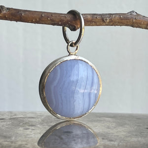 Blue Lace Agate Pendant