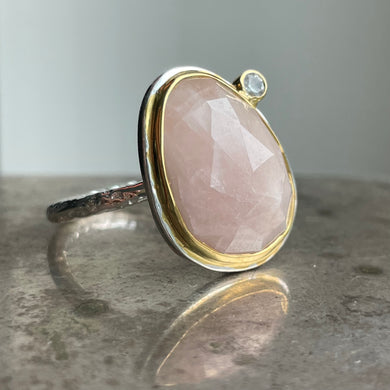 Morganite + White Topaz Classic