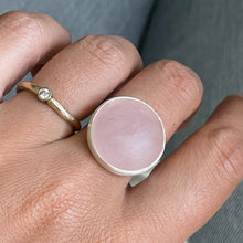 Load image into Gallery viewer, Rose Quartz Maxi Flat Band