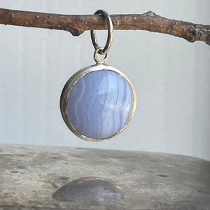 Blue Lace Agate Pendant