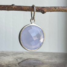 Load image into Gallery viewer, Chalcedony Blue Pendant