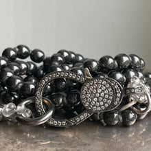 Load image into Gallery viewer, Hematite Medium + Fancy Clasp