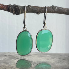 Load image into Gallery viewer, Chrysoprase Danglers