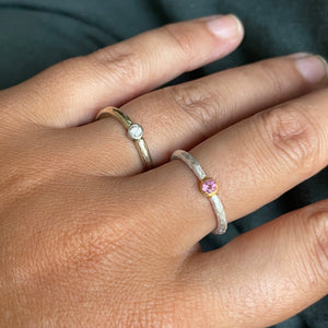 Pink Topaz Stacker