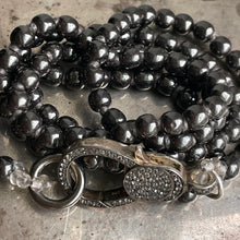 Load image into Gallery viewer, Hematite Medium + Fancy Clasp