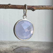 Load image into Gallery viewer, Chalcedony Blue Pendant