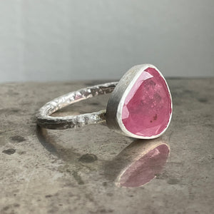 Pink Sapphire Slice
