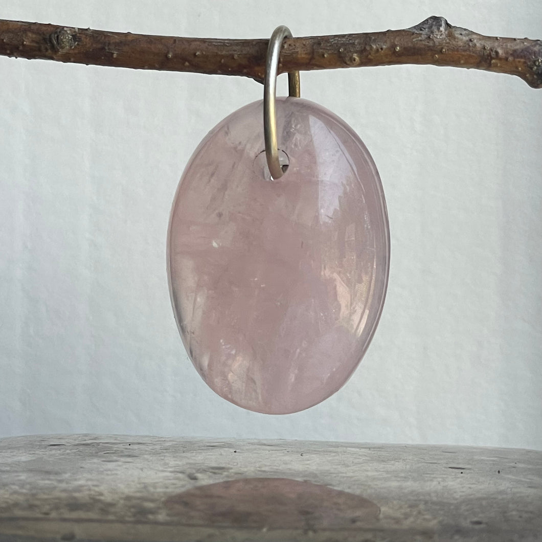 Rose Quartz Pendant XL
