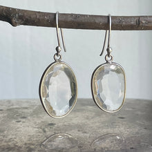 Load image into Gallery viewer, Clear Quartz Danglers