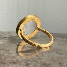 Load image into Gallery viewer, Rainbow Moonstone Midi Gold