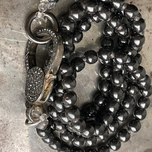 Hematite Medium + Fancy Clasp