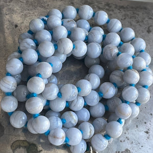 Blue Lace Agate Long