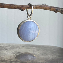 Load image into Gallery viewer, Blue Lace Agate Pendant