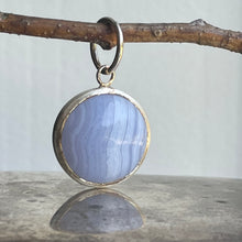 Load image into Gallery viewer, Blue Lace Agate Pendant