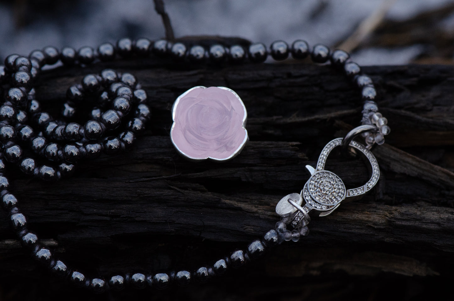 Rose Quartz Carved Classic