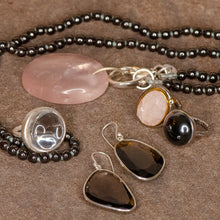 Load image into Gallery viewer, Smoky Quartz Danglers