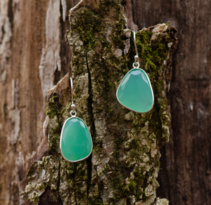 Chrysoprase Danglers