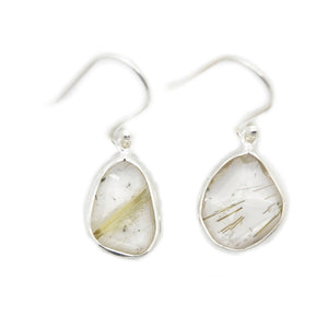 Golden Rutile Danglers