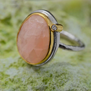 Morganite + White Topaz Classic