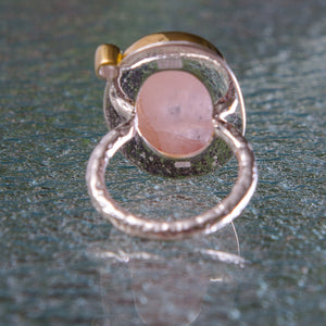 Morganite + White Topaz Classic