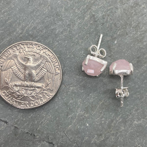Rose Quartz Studs